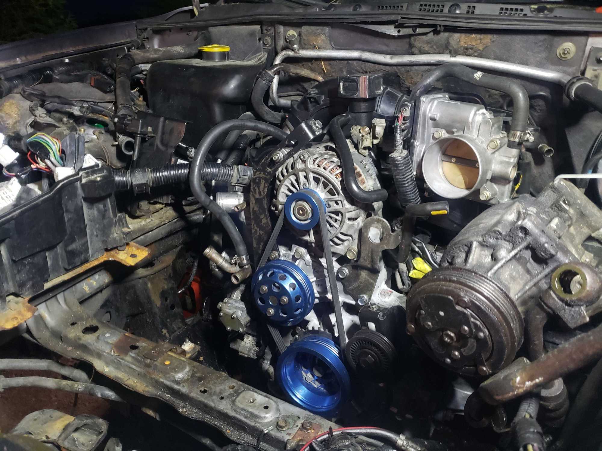 Hybrid engine installed